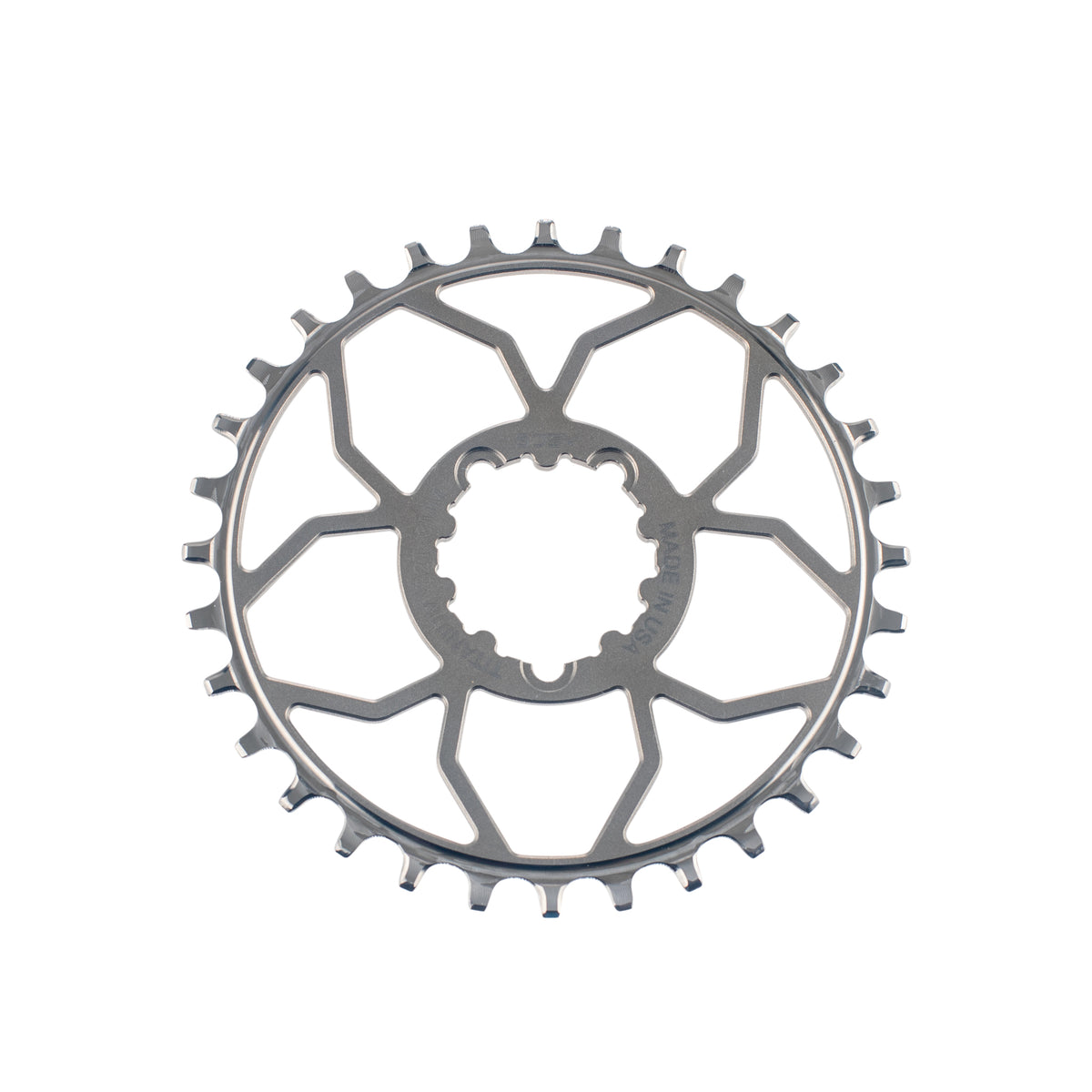 3 Bolt Titanium Chainring T Type